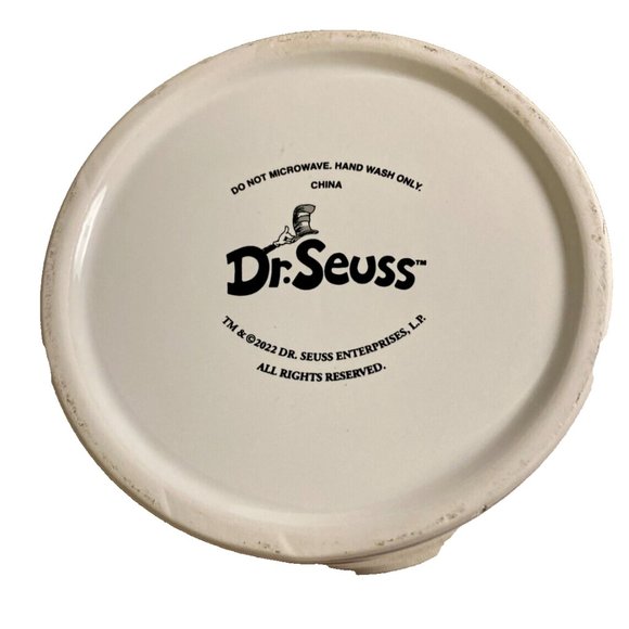 Dr Seuss The Cat In The Hat Cookie Jar - White Ceramic Cookie Jar - Picture 6 of 6